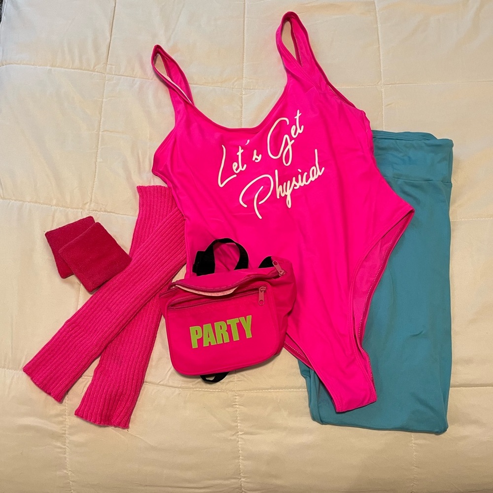 Let’s Get Physical Halloween outfit